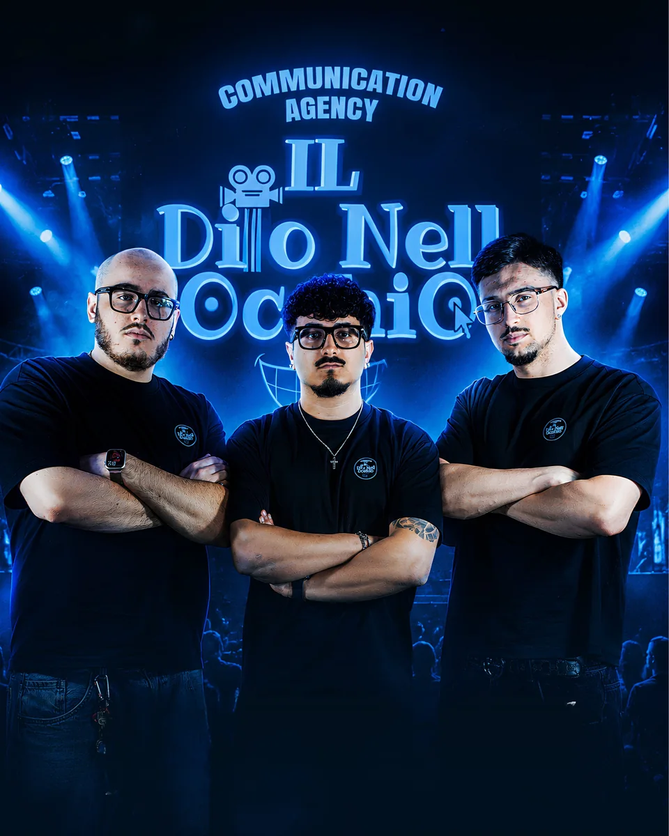 Il team dell'Agency nel visual Tre menti, una visione